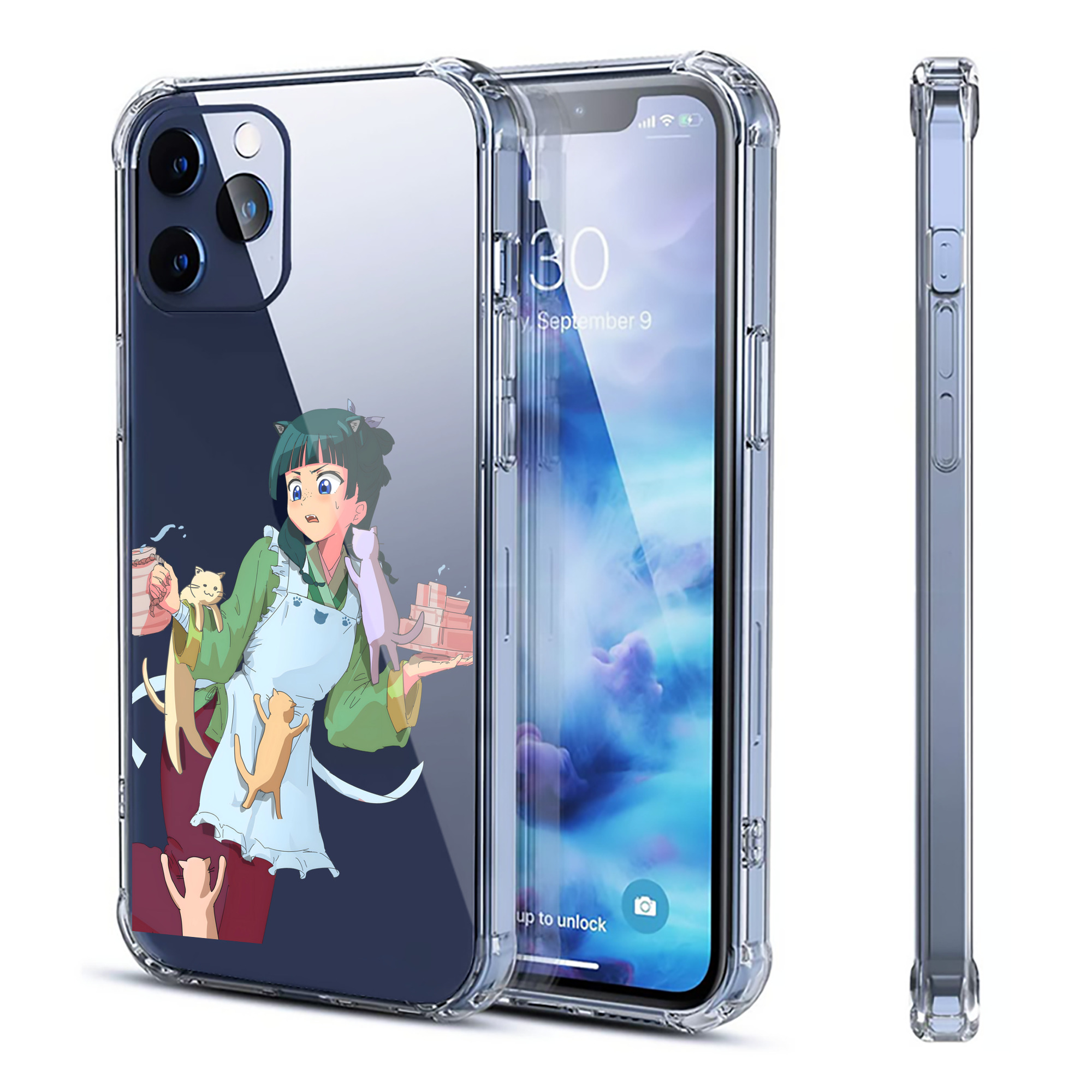 （画像用） 薬屋のひとりごと The Apothecary Diaries 【iPhone 12シリーズ対応】透明スマホケース（クリアソフトケース）